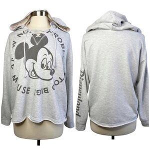 DISNEY PARKS No Problem’s Too Big Mickey Mouse Hoodie size L